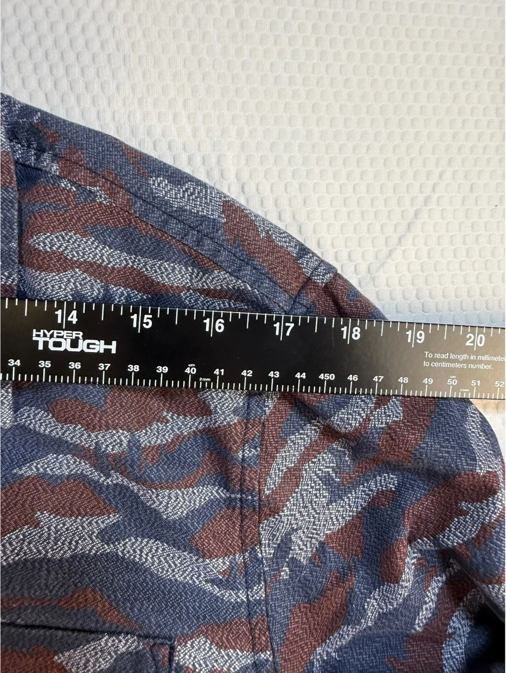American Rag Cie Mens M Abstract Camo Button Up Shirt 100% Cotton Workwear